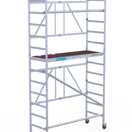 Sulankstomi aliumininiai pastoliai Compact 4,5 m darbinis aukštis* Sulankstomi aliumininiai pastoliai Compact 4,5 m darbinis aukštis*