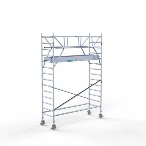 Аliumininiai pastoliai su sulankstomomis apsaugomis iš dviejų pusių 90x305 5,2 m darbinis aukštis* Аliumininiai pastoliai su sulankstomomis apsaugomis iš dviejų pusių 90x305 5,2 m darbinis aukštis*