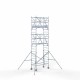 Аliumininiai pastoliai 90х190 7,2 m darbinis aukštis* su sulankstomomis apsaugomis iš 2 pusių Аliumininiai pastoliai 90х190 7,2 m darbinis aukštis* su sulankstomomis apsaugomis iš 2 pusių