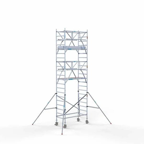 Аliumininiai pastoliai 90х190 7,2 m darbinis aukštis* anglies platforma su sulankstomomis apsaugomis iš 2 pusių Аliumininiai pastoliai 90х190 7,2 m darbinis aukštis* anglies platforma su sulankstomomis apsaugomis iš 2 pusių
