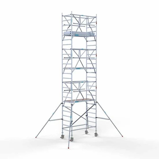Аliumininiai pastoliai 90х190 8,2 m darbinis aukštis* su sulankstomomis apsaugomis iš 2 pusių Аliumininiai pastoliai 90х190 8,2 m darbinis aukštis* su sulankstomomis apsaugomis iš 2 pusių