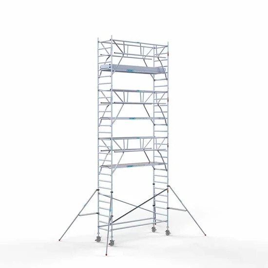 Аliumininiai pastoliai 90х305 9,2 m darbinis aukštis* anglies platforma su sulankstomomis apsaugomis iš 2 pusių Аliumininiai pastoliai 90х305 9,2 m darbinis aukštis* anglies platforma su sulankstomomis apsaugomis iš 2 pusių