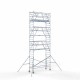 Аliumininiai pastoliai 90х305 9,2 m darbinis aukštis* anglies platforma su sulankstomomis apsaugomis iš 2 pusių Аliumininiai pastoliai 90х305 9,2 m darbinis aukštis* anglies platforma su sulankstomomis apsaugomis iš 2 pusių