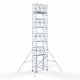 Аliumininiai pastoliai 90х190 10,2 m darbinis aukštis* su sulankstomomis apsaugomis iš 2 pusių Аliumininiai pastoliai 90х190 10,2 m darbinis aukštis* su sulankstomomis apsaugomis iš 2 pusių