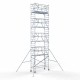 Аliumininiai pastoliai 90х250 10,2 m darbinis aukštis* su sulankstomomis apsaugomis iš 2 pusių Аliumininiai pastoliai 90х250 10,2 m darbinis aukštis* su sulankstomomis apsaugomis iš 2 pusių