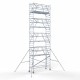 Аliumininiai pastoliai 90х305 10,2 m darbinis aukštis* su sulankstomomis apsaugomis iš 2 pusių Аliumininiai pastoliai 90х305 10,2 m darbinis aukštis* su sulankstomomis apsaugomis iš 2 pusių