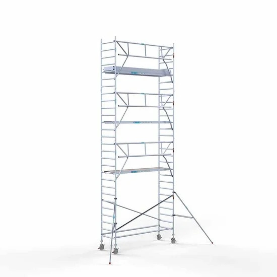 Аliumininiai pastoliai 90х305 9,2 m darbinis aukštis* anglies platforma su sulankstomomis apsaugomis iš 1 pusės Аliumininiai pastoliai 90х305 9,2 m darbinis aukštis* anglies platforma su sulankstomomis apsaugomis iš 1 pusės