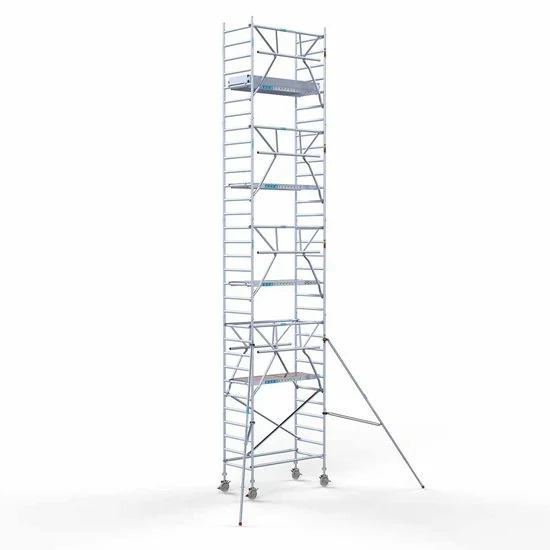 Аliumininiai pastoliai 90х190 10,2 m darbinis aukštis* anglies platforma su sulankstomomis apsaugomis iš 1 pusės Аliumininiai pastoliai 90х190 10,2 m darbinis aukštis* anglies platforma su sulankstomomis apsaugomis iš 1 pusės