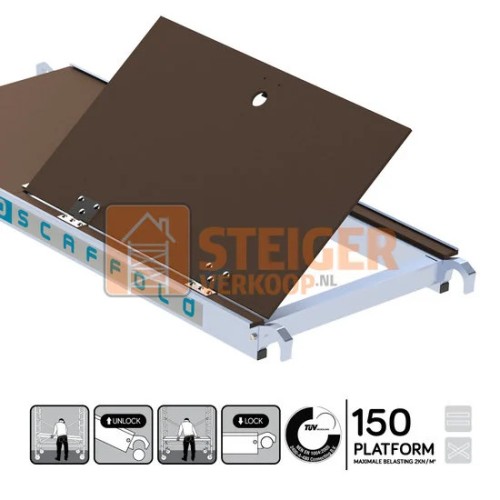 Platforma su liuku 150x60x60 cm Platforma su liuku 150x60x60 cm