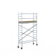 Aluminum scaffold tower 75х250 5,2m working height* Aluminum scaffold tower 75х250 5,2m working height*