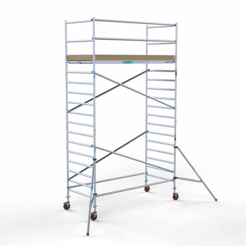 Алюминиевая башня 135х305 6,2 м рабочая высота* с карбоновой платформой