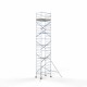 Aliuminio bokštas 135х190 11,2 m darbinis aukštis* anglies platforma Aliuminio bokštas 135х190 11,2 m darbinis aukštis* anglies platforma