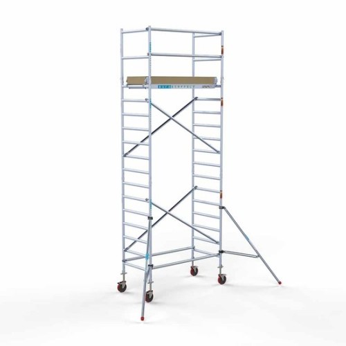 Aluminum scaffold tower 90х190 6,2m working height* with carbon platform Aluminum scaffold tower 90х190 6,2m working height* with carbon platform
