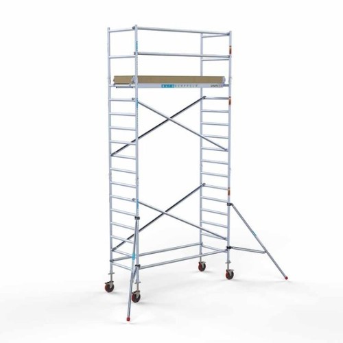Aluminum scaffold tower 90х250 6,2m working height* with carbon platform Aluminum scaffold tower 90х250 6,2m working height* with carbon platform