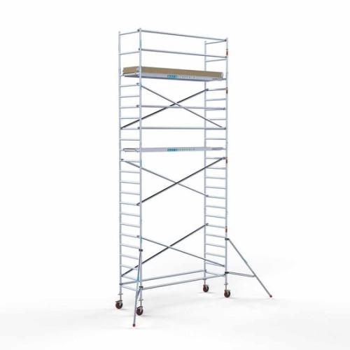 Aliuminio bokštas 90х305 8,2 m darbinis aukštis* anglies platforma Aliuminio bokštas 90х305 8,2 m darbinis aukštis* anglies platforma