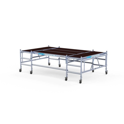 Daugiaplatformis sulankstomas stelažas Žemas 190x340 cm, 3 pakopos Daugiaplatformis sulankstomas stelažas Žemas 190x340 cm, 3 pakopos