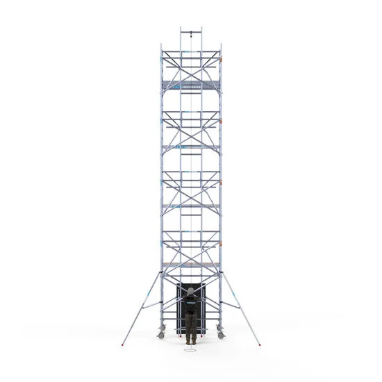 Aliumininiai pastoliai 135х250 10,2 m darbinis aukštis* su liftu saulės baterijoms - Solarlift Aliumininiai pastoliai 135х250 10,2 m darbinis aukštis* su liftu saulės baterijoms - Solarlift