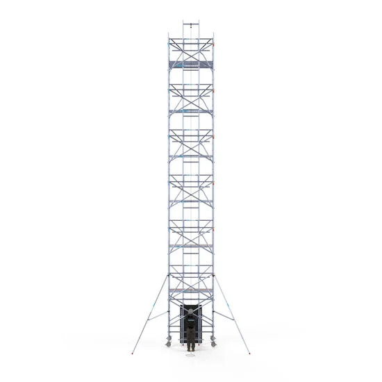 Aliumininiai pastoliai 135х250 14,2 m darbinis aukštis* su liftu saulės baterijoms - Solarlift Aliumininiai pastoliai 135х250 14,2 m darbinis aukštis* su liftu saulės baterijoms - Solarlift
