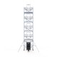 Aliumininiai pastoliai 135х305 10,2 m darbinis aukštis* su liftu saulės baterijoms - Solarlift Aliumininiai pastoliai 135х305 10,2 m darbinis aukštis* su liftu saulės baterijoms - Solarlift
