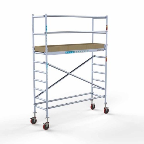 Aliuminio bokštas 75x250 4,2 m darbinis aukštis* Aliuminio bokštas 75x250 4,2 m darbinis aukštis*