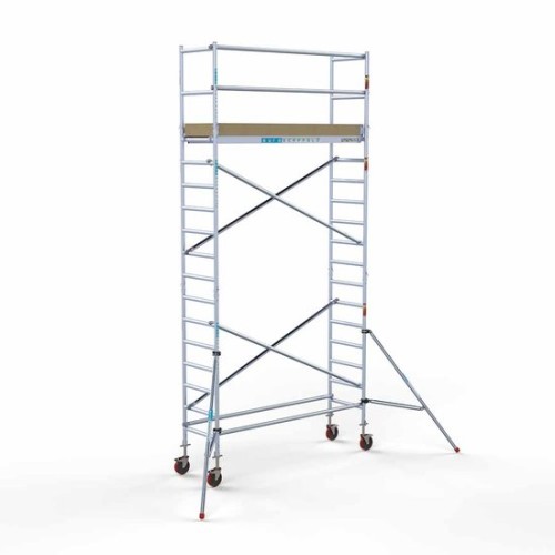 Aliuminio bokštas 75x250 6,2 m darbinis aukštis* Aliuminio bokštas 75x250 6,2 m darbinis aukštis*