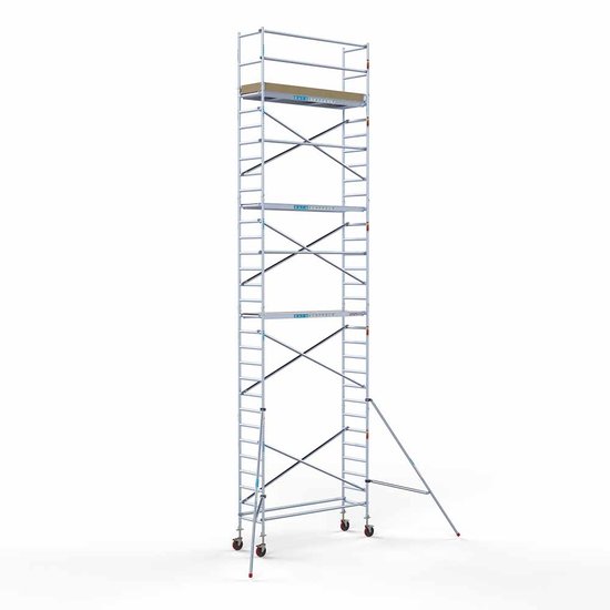 Aliuminio bokštas 75x250 10,2 m darbinis aukštis* Aliuminio bokštas 75x250 10,2 m darbinis aukštis*