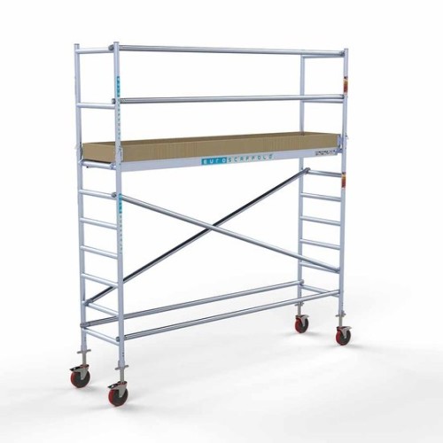 Aliuminio bokštas 75x305 4,2 m darbinis aukštis* Aliuminio bokštas 75x305 4,2 m darbinis aukštis*