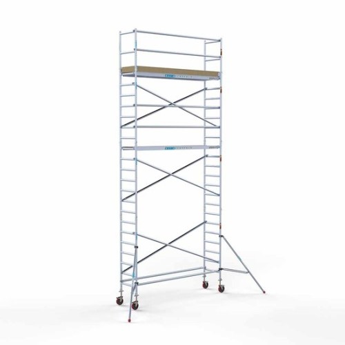 Aliuminio bokštas 75x305 8,2 m darbinis aukštis* Aliuminio bokštas 75x305 8,2 m darbinis aukštis*