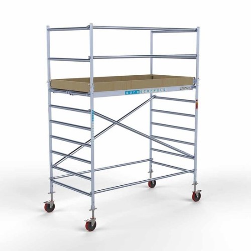 Aliuminio bokštas 135x250 4,2 m darbinis aukštis* Aliuminio bokštas 135x250 4,2 m darbinis aukštis*