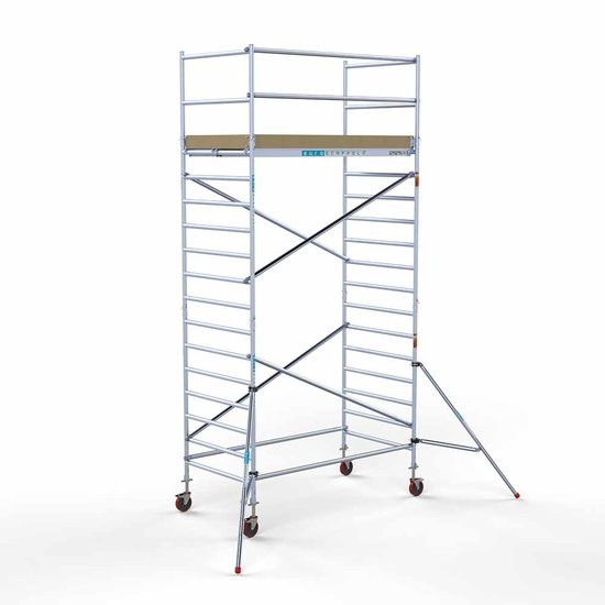 Aliuminio bokštas 135x250 6,2 m darbinis aukštis* Aliuminio bokštas 135x250 6,2 m darbinis aukštis*