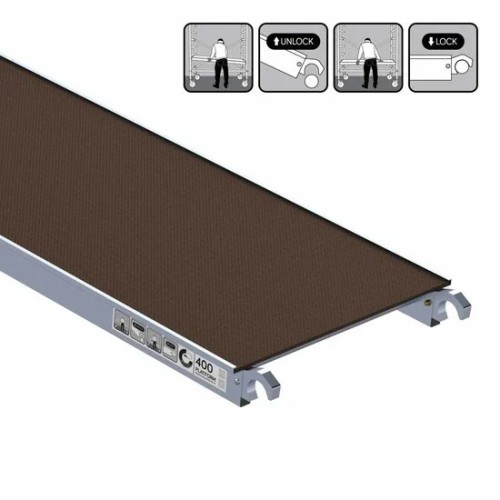 Platforma be liuko 400x60 cm