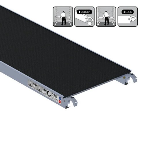 Anglies platforma be liuko 250x60 cm