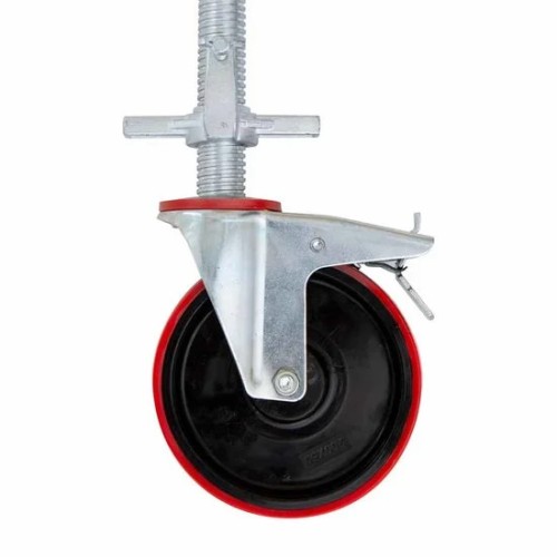 Guminis ratas 200 mm + plieninis skriemulys 40 cm