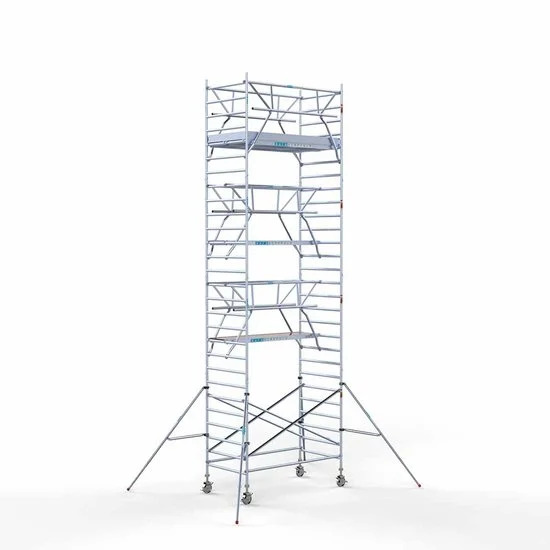Аliumininiai pastoliai 135х250 9,2 m darbinis aukštis* su sulankstomomis apsaugomis iš 2 pusių Аliumininiai pastoliai 135х250 9,2 m darbinis aukštis* su sulankstomomis apsaugomis iš 2 pusių