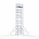Аliumininiai pastoliai 135х250 12,2 m darbinis aukštis* su sulankstomomis apsaugomis iš 2 pusių Аliumininiai pastoliai 135х250 12,2 m darbinis aukštis* su sulankstomomis apsaugomis iš 2 pusių