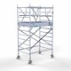 Аliumininiai pastoliai 135х190 4,2 m darbinis aukštis* anglies platforma su sulankstomomis apsaugomis iš 2 pusių Аliumininiai pastoliai 135х190 4,2 m darbinis aukštis* anglies platforma su sulankstomomis apsaugomis iš 2 pusių