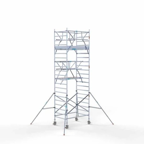 Алюминиевая башня 135х190 7,2 м рабочая высота* с карбоновой платформой + складные ограждения с 2 сторон Алюминиевая башня 135х190 7,2 м рабочая высота* с карбоновой платформой + складные ограждения с 2 сторон