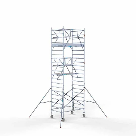 Аliumininiai pastoliai 135х190 7,2 m darbinis aukštis* anglies platforma su sulankstomomis apsaugomis iš 2 pusių Аliumininiai pastoliai 135х190 7,2 m darbinis aukštis* anglies platforma su sulankstomomis apsaugomis iš 2 pusių