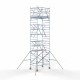 Аliumininiai pastoliai 135х190 8,2 m darbinis aukštis* anglies platforma su sulankstomomis apsaugomis iš 2 pusių Аliumininiai pastoliai 135х190 8,2 m darbinis aukštis* anglies platforma su sulankstomomis apsaugomis iš 2 pusių
