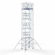 Аliumininiai pastoliai 135х190 10,2 m darbinis aukštis* anglies platforma su sulankstomomis apsaugomis iš 2 pusių Аliumininiai pastoliai 135х190 10,2 m darbinis aukštis* anglies platforma su sulankstomomis apsaugomis iš 2 pusių