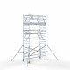 Аliumininiai pastoliai 135х305 7,2 m darbinis aukštis* su sulankstomomis apsaugomis iš 2 pusių Аliumininiai pastoliai 135х305 7,2 m darbinis aukštis* su sulankstomomis apsaugomis iš 2 pusių