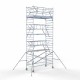 Аliumininiai pastoliai 135х305 8,2 m darbinis aukštis* su sulankstomomis apsaugomis iš 2 pusių Аliumininiai pastoliai 135х305 8,2 m darbinis aukštis* su sulankstomomis apsaugomis iš 2 pusių