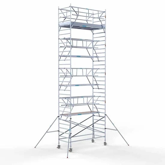 Аliumininiai pastoliai 135х305 10,2 m darbinis aukštis* su sulankstomomis apsaugomis iš 2 pusių Аliumininiai pastoliai 135х305 10,2 m darbinis aukštis* su sulankstomomis apsaugomis iš 2 pusių