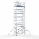 Аliumininiai pastoliai 135х305 10,2 m darbinis aukštis* su sulankstomomis apsaugomis iš 2 pusių Аliumininiai pastoliai 135х305 10,2 m darbinis aukštis* su sulankstomomis apsaugomis iš 2 pusių