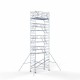 Аliumininiai pastoliai 135х305 11,2 m darbinis aukštis* su sulankstomomis apsaugomis iš 2 pusių Аliumininiai pastoliai 135х305 11,2 m darbinis aukštis* su sulankstomomis apsaugomis iš 2 pusių