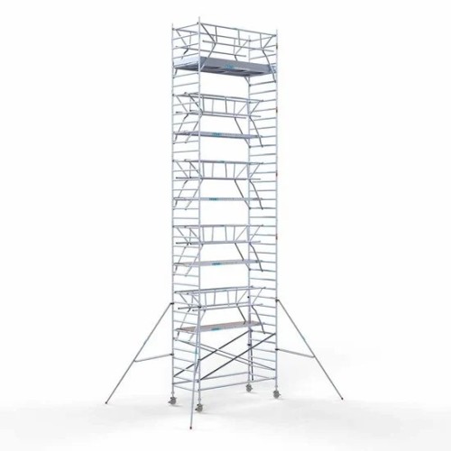 Alumiiniumtellingud 135х305 12,2 m töökõrgus* Carbon koos kokkupandavate piiretega mõlemal poolel