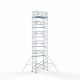 Аliumininiai pastoliai 135х305 13,2 m darbinis aukštis* su sulankstomomis apsaugomis iš 2 pusių Аliumininiai pastoliai 135х305 13,2 m darbinis aukštis* su sulankstomomis apsaugomis iš 2 pusių