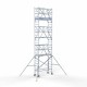Аliumininiai pastoliai 75х190 8,2 m darbinis aukštis* su sulankstomomis apsaugomis iš 2 pusių Аliumininiai pastoliai 75х190 8,2 m darbinis aukštis* su sulankstomomis apsaugomis iš 2 pusių