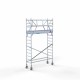 Alumiiniumtellingud 75х250 5,2 m töökõrgus* Carbon koos kokkupandavate piiretega mõlemal poolel Alumiiniumtellingud 75х250 5,2 m töökõrgus* Carbon koos kokkupandavate piiretega mõlemal poolel