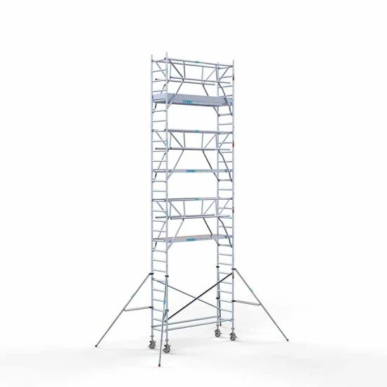 Аliumininiai pastoliai 75х250 9,2 m darbinis aukštis* su sulankstomomis apsaugomis iš 2 pusių Аliumininiai pastoliai 75х250 9,2 m darbinis aukštis* su sulankstomomis apsaugomis iš 2 pusių